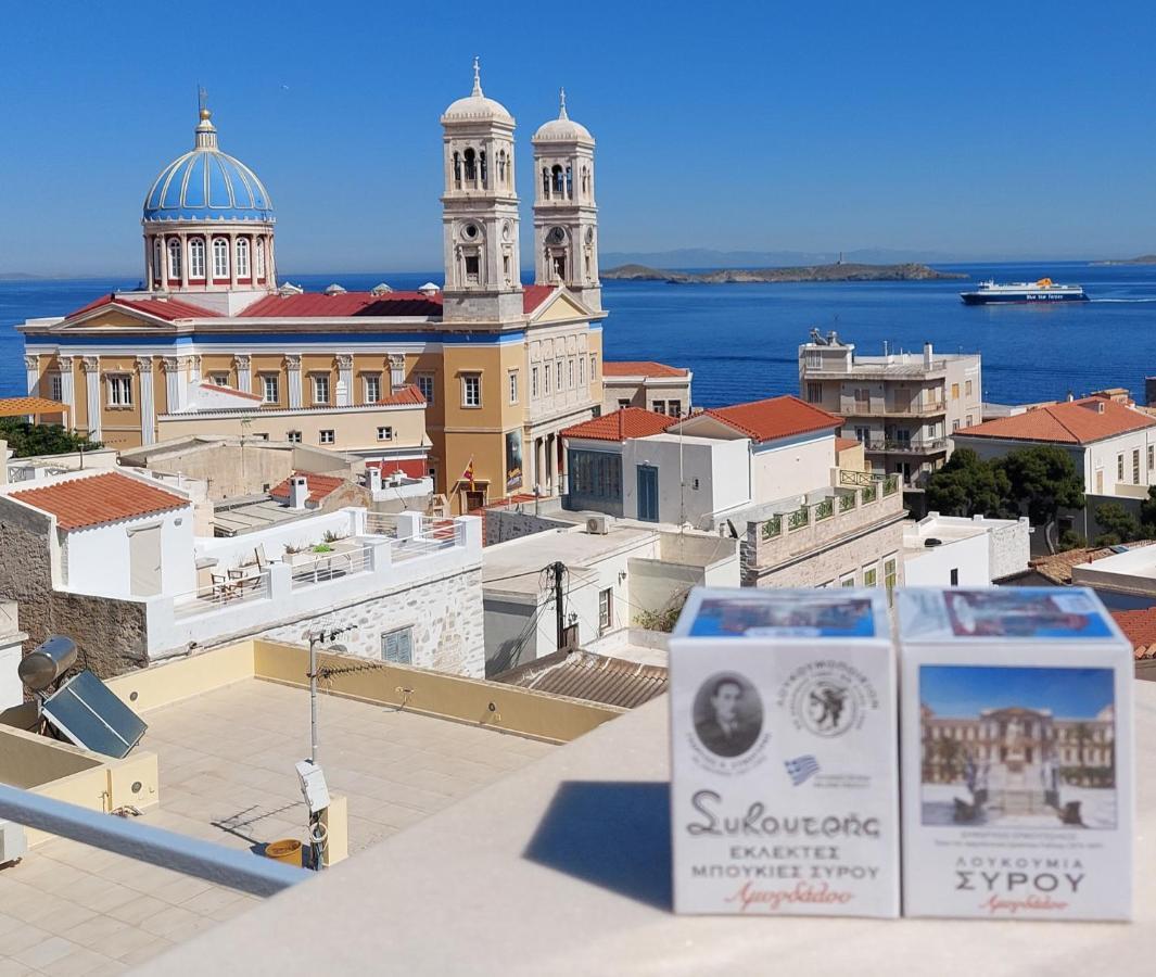 Hermes Penthouse Ερμούπολη Εξωτερικό φωτογραφία