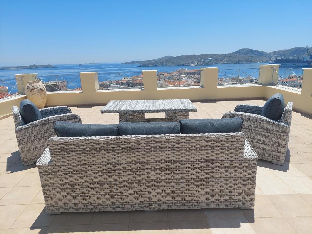Hermes Penthouse Ερμούπολη Εξωτερικό φωτογραφία