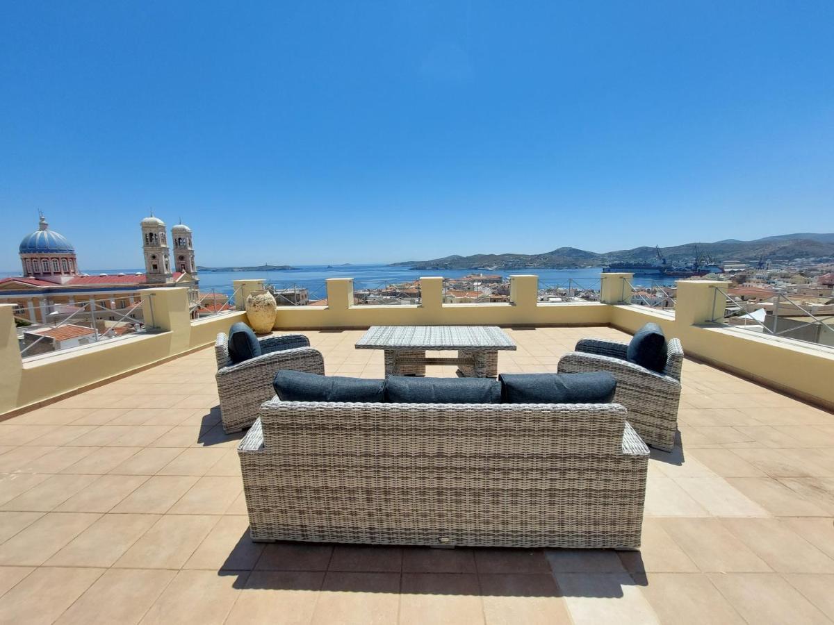 Hermes Penthouse Ερμούπολη Εξωτερικό φωτογραφία
