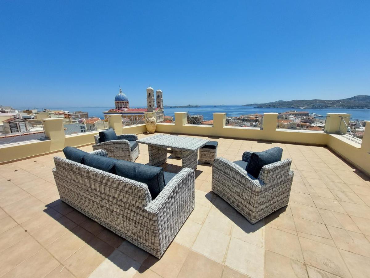 Hermes Penthouse Ερμούπολη Εξωτερικό φωτογραφία